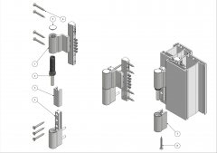 3D可調門鉸鍊 / 建築五金(jīn)